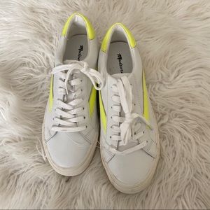 Madewell sidewalk low-top sneakers in leather